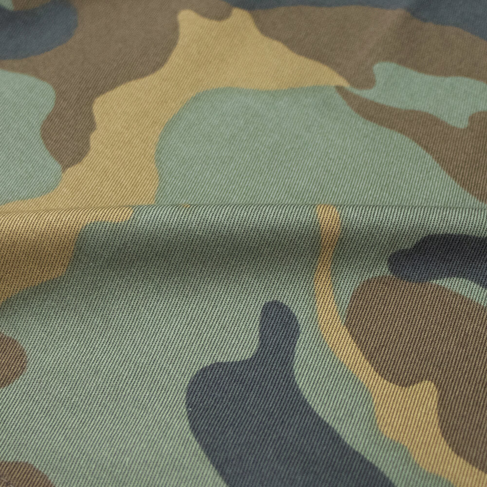 dotBravo(ドットブラーボ)Inghilterra Militare イギリス軍 プリーツ入り コットン ショート パンツ【カモフラ】国内正規品