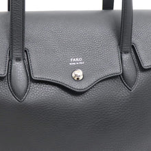 画像をギャラリービューアに読み込む, FARO(ファーロ)FRATELLI MOUSSE フラップトートバッグ【ブラック】国内正規品