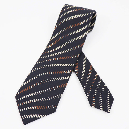 HOLLIDAY&BROWN(ホリデーアンドブラウン)ハンドメイド シルク タイ【ブラック】国内正規品