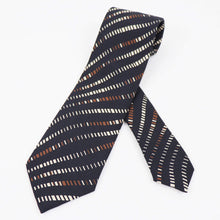 画像をギャラリービューアに読み込む, HOLLIDAY&BROWN(ホリデーアンドブラウン)ハンドメイド シルク タイ【ブラック】国内正規品