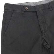 画像をギャラリービューアに読み込む, BERWICH(ベルウィッチ)MORELLO モレッロ 先染め ストレッチ コットン パンツ【ブラック】国内正規品