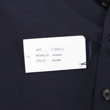 画像をギャラリービューアに読み込む, Errico Formicola(エリコ フォルミコラ)ウールカシミヤストレッチ ジャンニシャツ【ネイビー】国内正規品