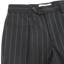 画像をギャラリービューアに読み込む, giabsarchivio(ジャブスアルキヴィオ)DANTE / ダンテ ペンシルストライプジャージー テーパードパンツ 【ブラック】国内正規品