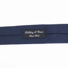 画像をギャラリービューアに読み込む, HOLLIDAY&BROWN(ホリデーアンドブラウン)ハンドメイド シルク タイ【ネイビー】国内正規品