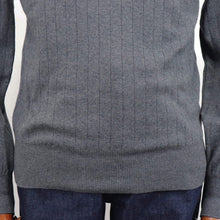 画像をギャラリービューアに読み込む, Vandori(ヴァンドリ)針抜き コットンカシミヤ モックネック ニット【ミディアムグレー】国内正規品
