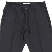 画像をギャラリービューアに読み込む, giabsarchivio(ジャブスアルキヴィオ) MASACCIO/M1 A5772 ウエストドローコードパンツ【ブラック】国内正規品