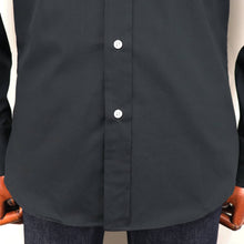 画像をギャラリービューアに読み込む, INDIVIDUALIZED SHIRTS(インディヴィジュアライズド シャツ)Giotto 別注 STANDARD FIT スタンダードフィット ボタンダウン コットンシャツ ナチュラルストレッチ【ブラック】国内正規品