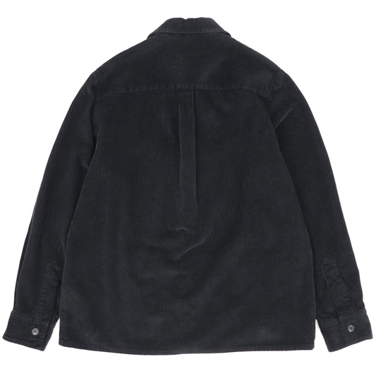 East Harbour Surplus(イースト ハーバー サープラス)中畝コーデュロイ ワークジャケット カヴァーオール【ブラック】国内正規品
