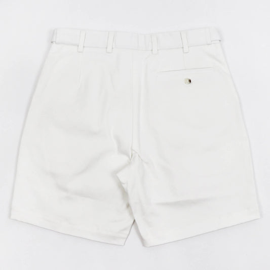 dotBravo(ドットブラーボ)Inghilterra Militare イギリス軍 プリーツ入り コットン ショート パンツ【ホワイト】国内正規品