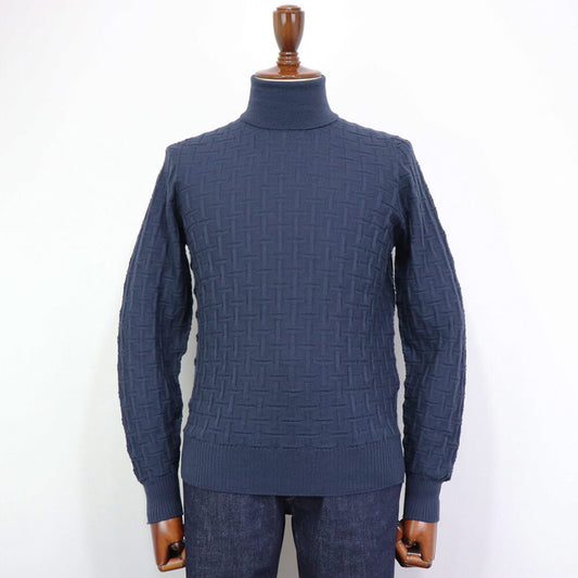 Drumohr(ドルモア)ニット タートルネック【ネイビー】国内正規品