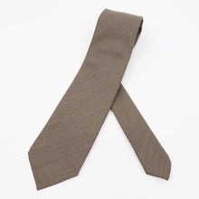 画像をギャラリービューアに読み込む, BRUNO(ブルーノ)スフォデラートトレピエゲ ウールタイ Lantwood House / ラントウッドハウス 生地使用 トレピエゲ 三つ折り ウール ネクタイ【ベージュ】正規販売店