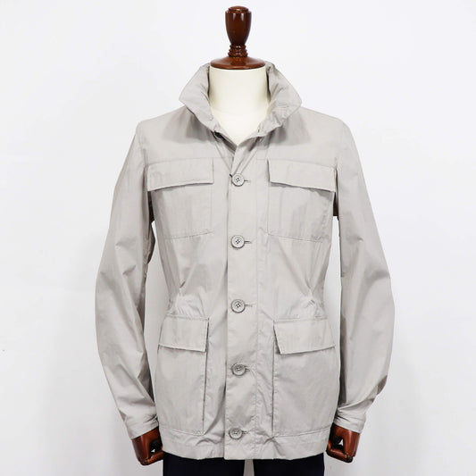 HERNO(ヘルノ)M-65 型 撥水ナイロンジャケット【アイボリー】国内正規品