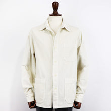画像をギャラリービューアに読み込む, East Harbour Surplus(イースト ハーバー サープラス)太畝コーデュロイ ワークジャケット カヴァーオール【オフホワイト】国内正規品