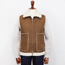 画像をギャラリービューアに読み込む, GRAN SASSO(グランサッソ)エコムートンブルゾン【ブラウン】国内正規品
