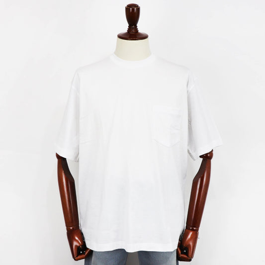 handvaerk(ハンドバーク)クルーネック ポケット付き Tシャツ【ホワイト】国内正規品