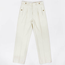 画像をギャラリービューアに読み込む, Tangent(タンジェント)CHARLES シャルル TAN04° ハードツイストツイル コットンパンツ【ホワイト】国内正規品