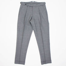 画像をギャラリービューアに読み込む, BERWICH(ベルウィッチ)SALUTE サルーテ 1プリーツ サイドアジャスター テーパード スラックス パンツ【グレー】国内正規品