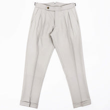 画像をギャラリービューアに読み込む, BERWICH(ベルウィッチ)SCOTCH / スコッチ ツープリーツアジャスター付きパンツ【ストーン】国内正規品