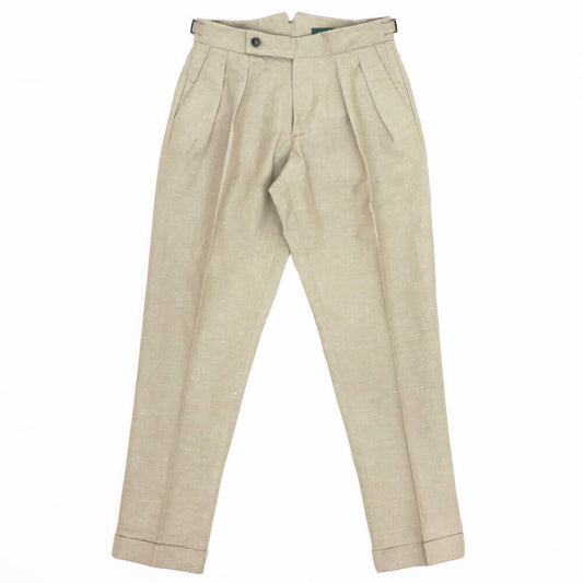 BERWICH(ベルウィッチ)SCOTCH / スコッチ ツープリーツアジャスター付きパンツ【ベージュ】国内正規品
