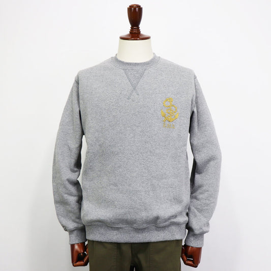 East Harbour Surplus(イースト ハーバー サープラス)コットンスウェット ロングスリーブ【グレー】国内正規品