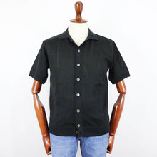 画像をギャラリービューアに読み込む, Vandori(ヴァンドリ)ラミーコットン キャンプシャツ【ブラック】国内正規品