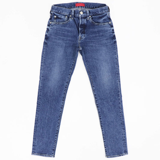 RED CARD TOKYO(レッドカードトウキョウ)Rhythm Slim Tapered リズム スリムテーパード ストレッチ デニム【Clean Mid / インディゴブルー】国内正規品