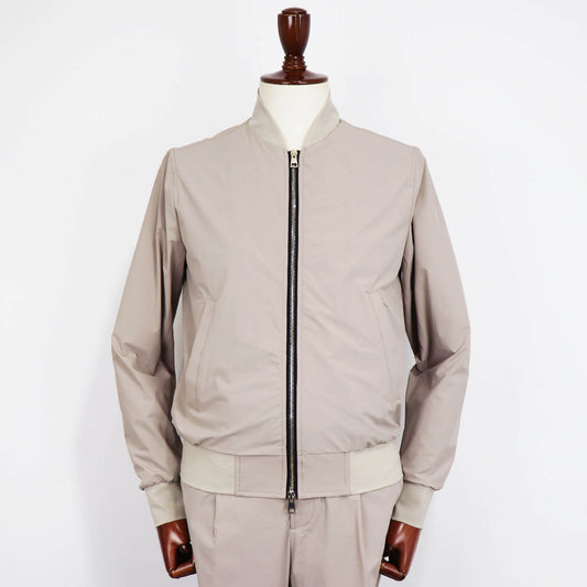 giabsarchivio(ジャブスアルキヴィオ)BARDI / バルディ MA-1 ドライタッチナイロンブルゾン【ベージュ】国内正規品