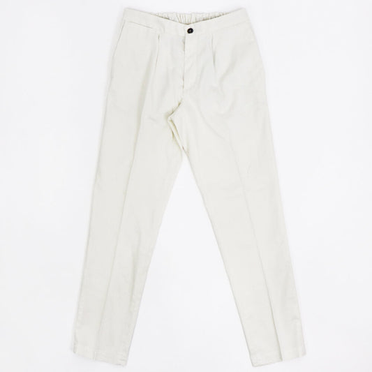 【 再入荷 】DEVORE(デヴォレ)ドローストリングス ストレッチ パンツ【ホワイト】国内正規品