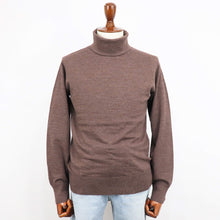 画像をギャラリービューアに読み込む, Blu Bre(ブルブレ)タートルネック Super 120 ウール100%【ブラウン】国内正規品