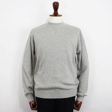 画像をギャラリービューアに読み込む, Vandori(ヴァンドリ)コットン100% ガゼット クルーネックロングスリーブ ニット【グレー】国内正規品