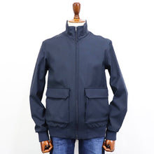 画像をギャラリービューアに読み込む, HERNO(ヘルノ)Loro Piana STORM SYSTEM FABRIC スタンドカラーブルゾン【ネイビー】国内正規品