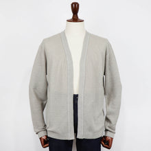 画像をギャラリービューアに読み込む, Blu Bre(ブルブレ)リネンシルク ボタンレスカーディガン【シルバー】国内正規品