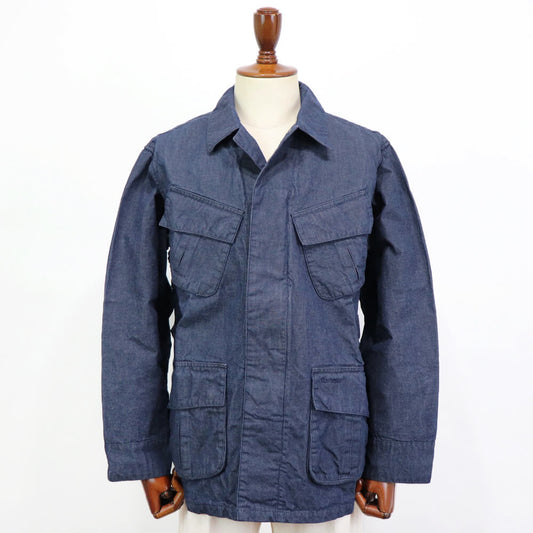 Barbour(バブアー)"Heritage + / ヘリテージ プラス" ジャングル ファティーグ ジャケットデニム ミリタリー【ネイビー】国内正規品