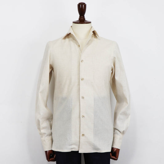 Errico Formicola(エリコ フォルミコラ)LECCE ワンピースカラー リネンシャツアウター【イエロー】国内正規品