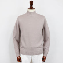 画像をギャラリービューアに読み込む, Drumohr(ドルモア)メリノウール 8G モックネックニット【ライトベージュ】国内正規品