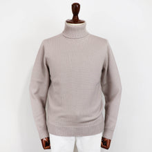画像をギャラリービューアに読み込む, Drumohr(ドルモア)メリノウール 8G タートルネックニット【ライトベージュ】国内正規品