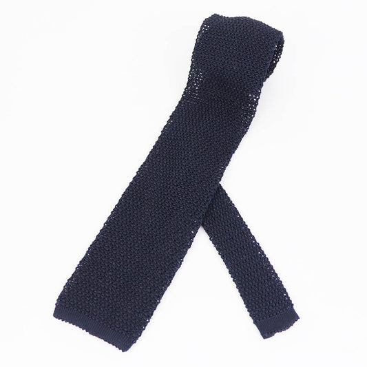 ALBENI 1905(アルベニ1905)ニットタイ【ネイビー】国内正規品