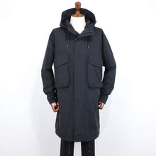 画像をギャラリービューアに読み込む, HERNO(ヘルノ)ミリタリーコート モッズコート【ブラック】国内正規品