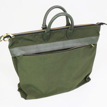 画像をギャラリービューアに読み込む, ACATE(アカーテ)Helmet Bag ヘルメットバッグ ナイロン×レザー【オリーブ】国内正規品