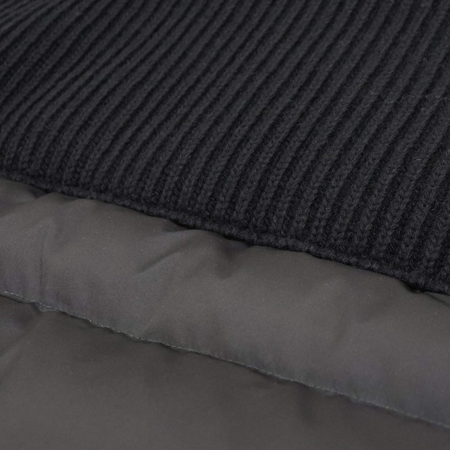 BBR(ビービーアール)ニットダッフル ダウンブルゾン【ブラック】国内正規品