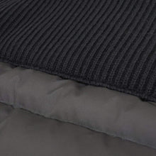 画像をギャラリービューアに読み込む, BBR(ビービーアール)ニットダッフル ダウンブルゾン【ブラック】国内正規品