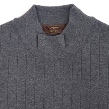画像をギャラリービューアに読み込む, Vandori(ヴァンドリ)針抜き コットンカシミヤ モックネック ニット【ミディアムグレー】国内正規品