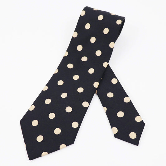 HOLLIDAY&BROWN(ホリデーアンドブラウン)ハンドメイド シルク タイ【ブラック】国内正規品