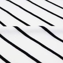画像をギャラリービューアに読み込む, MAISON CORNICHON(メゾン コルニション)カットソー タートルネック ボーダー【ホワイト×ブラック】国内正規品