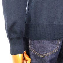 画像をギャラリービューアに読み込む, GRAN SASSO(グランサッソ)12ゲージ クルーネックニット【ネイビー】国内正規品