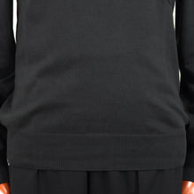 画像をギャラリービューアに読み込む, GRAN SASSO(グランサッソ)12ゲージ コットンクルーネックニット ロングスリーブ 長袖【ブラック】国内正規品