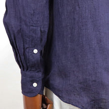 画像をギャラリービューアに読み込む, Giotto(ジオット)ANTONELLA Napoli リネンシャツ【ネイビー】国内正規品