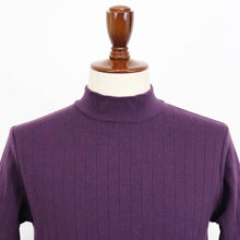 画像をギャラリービューアに読み込む, Vandori(ヴァンドリ)針抜き コットンカシミヤ モックネック ニット【ボルドー】国内正規品