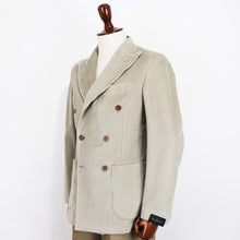画像をギャラリービューアに読み込む, Errico Formicola(エリコ フォルミコラ)MARCO DP 太畝コーデュロイダブルジャケット【ベージュ】国内正規品