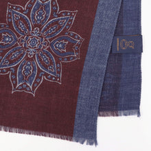 画像をギャラリービューアに読み込む, GIERRE MILANO(ジエレ ミラノ)ウールストール【ネイビー系】国内正規品